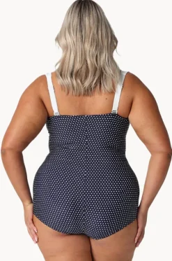 Dots Skirted Retro One Piece
