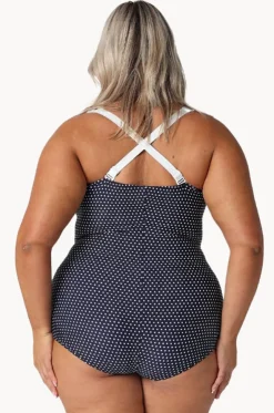Dots Skirted Retro One Piece