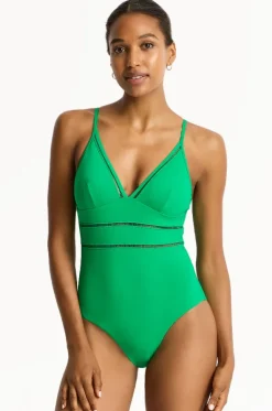 Eco Essentials Cross Back Tri One Piece
