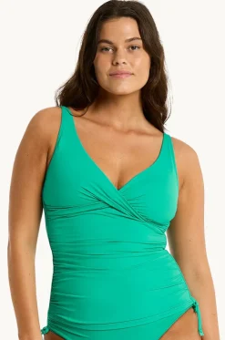 Eco Essentials Cross Front Tankini Separate