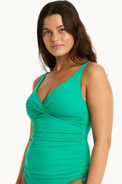Eco Essentials Cross Front Tankini Separate