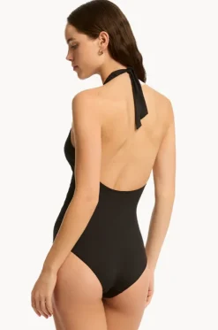 Eco Essentials Keyhole Halter One Piece