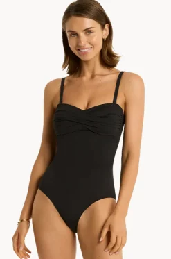 Eco Essentials Twist Bandeau One Piece