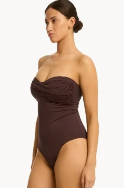 Eco Essentials Twist Bandeau One Piece