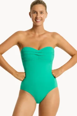 Eco Essentials Twist Bandeau One Piece