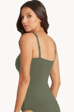 Eco Essentials Twist Front Tankini Separate