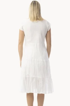 Essentials Cotton Gauze Bias Dress