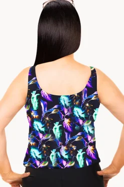 Exotic Meadow Blouson Tankini Separate