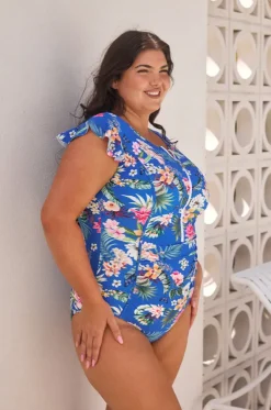 Florida Frill Sleeve Sunsuit
