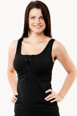 Form Still DD/E Zip Front Tankini Separate