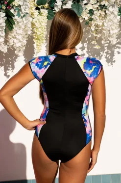 Galaxy Short Sleeve Sunsuit