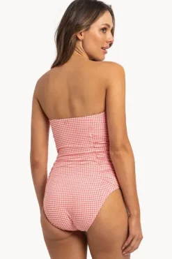 Gidget Ruched Bandeau One Piece