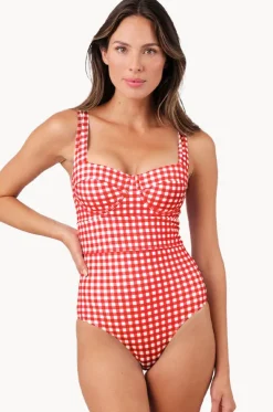 Gingham Bustier Balconette One Piece