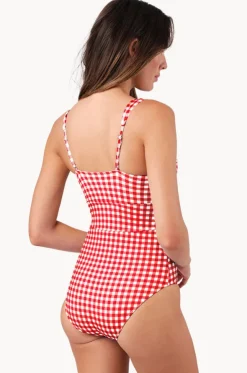 Gingham Bustier Balconette One Piece
