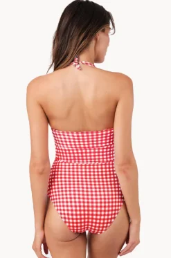 Gingham Bustier Balconette One Piece