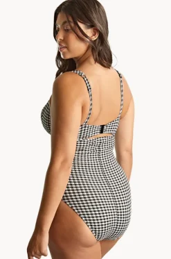 Gingham Paloma F Cup Balconette One Piece