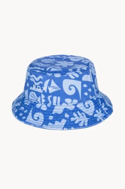 Girls Beach Check Tiny Honey Bucket Hat