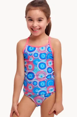 Girls Bundjalung Blue Tankini Set