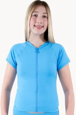 Girls Cap Sleeve Rashie