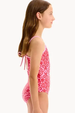 Girls Capri Tile One Piece