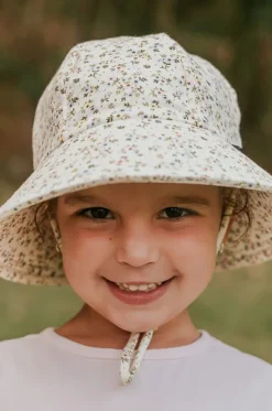 Girls Charlotte Ponytail Bucket Hat