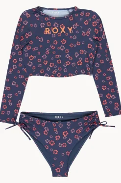 Girls Cute Ditsy Crop Suntop Set