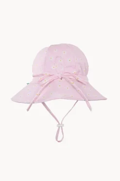 Girls Daisy Fields Wide Brim Swim Hat