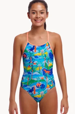 Girls Duuude Diamond Back One Piece