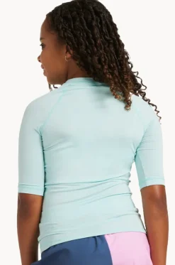 Girls Essential Short Sleeve Suntop