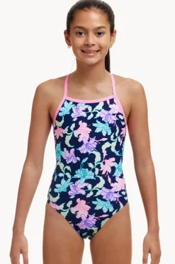 Girls Fast Flow Tie Me Tight One Piece