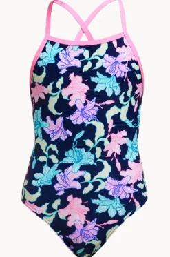 Girls Fast Flow Tie Me Tight One Piece