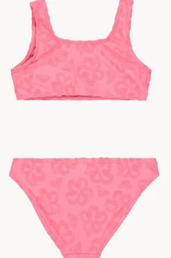 Girls Flip Flower Bralette Set