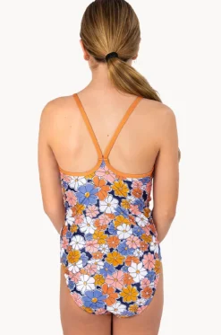Girls Flower Power One Piece