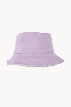 Girls Frayed Bucket Hat