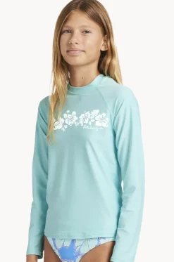 Girls Heat Wave Long Sleeve Suntop