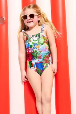 Girls La Boca Frill One Piece