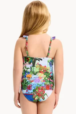 Girls La Boca Frill One Piece