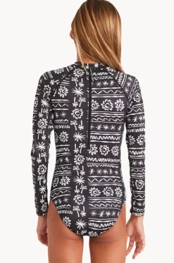 Girls Lost On You Long Sleeve Sunsuit