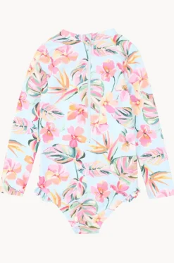 Girls Lou Long Sleeve Sunsuit