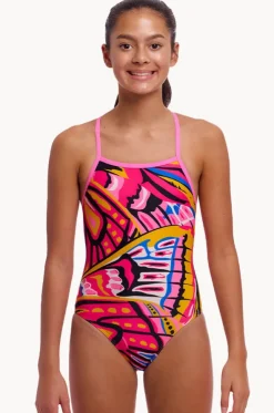 Girls Lover Flies Strapped In One Piece