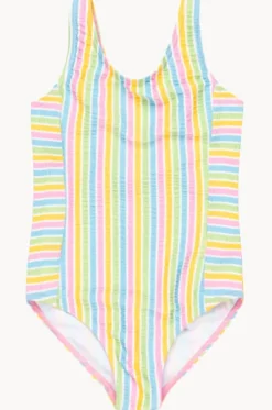 Girls Mirage Stripe One Piece