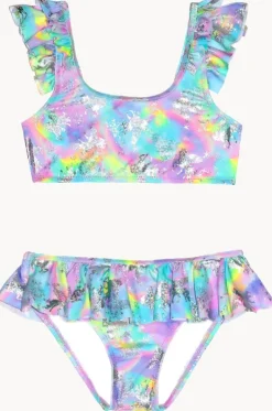 Girls Miss Dazzle Frill Crop Set