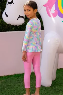 Girls Miss Dazzle Full Pant Sunsuit