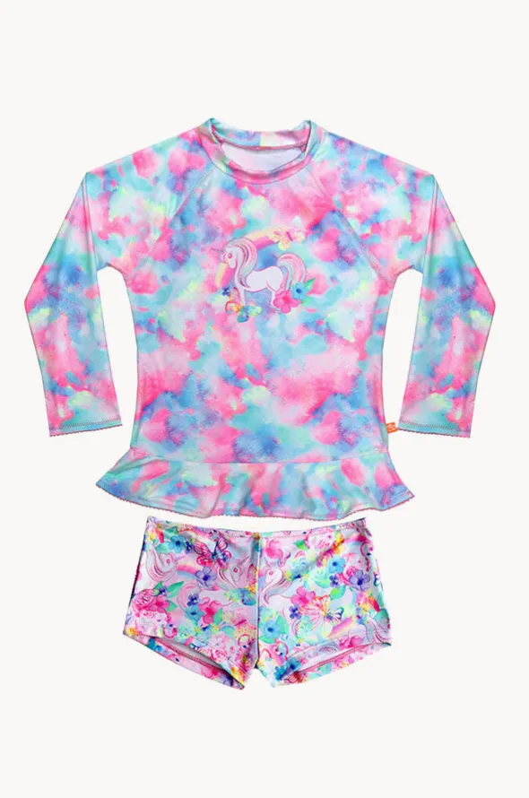 Girls Miss Dreamer Long Sleeve Suntop Set
