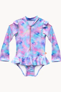 Girls Miss Mystical Frill Sunsuit