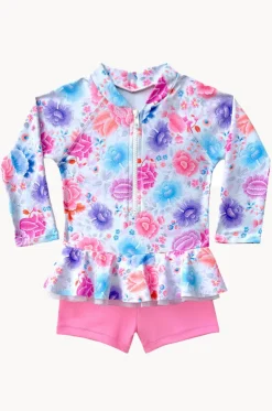 Girls Miss Peony Boyleg Sunsuit