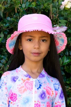 Girls Miss Peony Reversible Sunhat