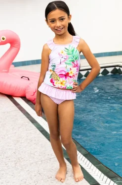 Girls Miss Vacay Tankini Set