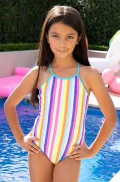 Girls Neo Geo Reversible One Piece