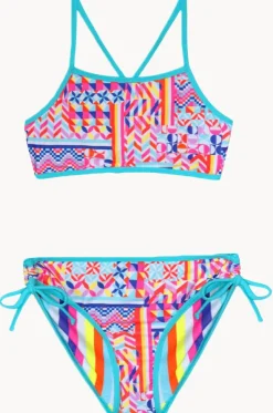 Girls Neo Geo Reversible Crop Set